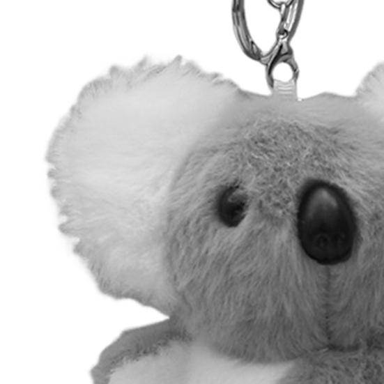 Koala Doll Keychain Cartoon Plush Bag Pendant Soft Stuffed Animal Keyring for Backpacks Purses Car Home Decor