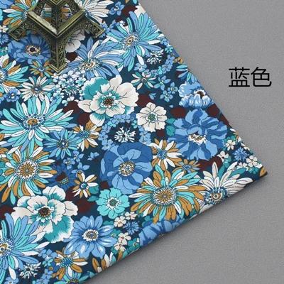 145x50cm Poplin Pastoral Floral Fabric DIY Children's Wear Cloth Make Bedding Quilt Decoration Home Tablecloth Sewing Cloth