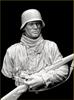 Young Miniatures 1/10 Scale WWII German Waffen-SS Young Infantryman with Rifle Bust Resin Kit YM18101 (Person)