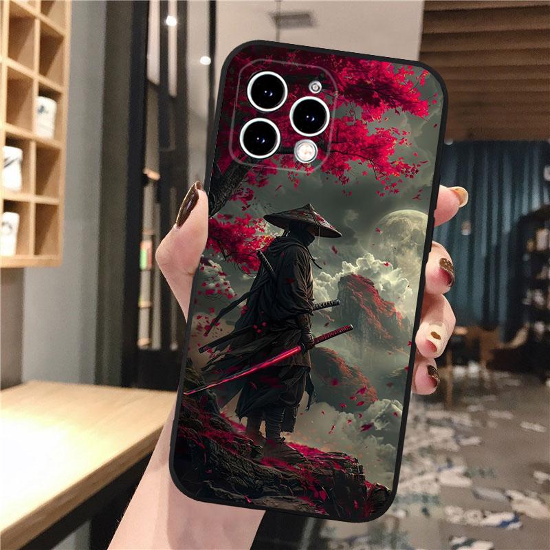 Japanese Samurai Sword Phone Case For Iphone 17 Pro Max 17 Pro Air 16 15 14 13 Pro Max 15 16 Pro 15Plus