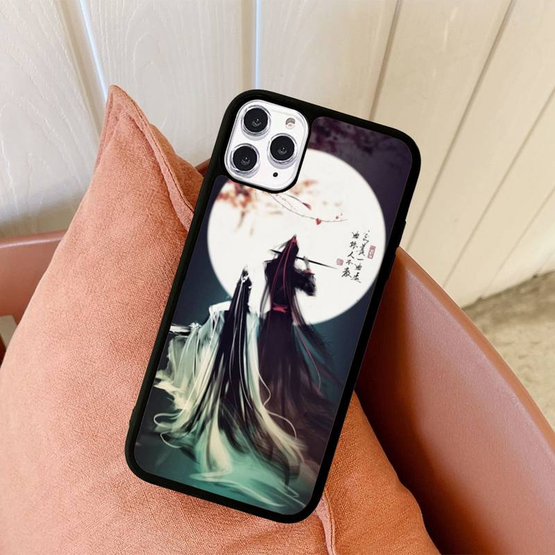 Anime Grandmaster Mo Dao Zu Shi Phone Case Silicone PC+TPU Case for iPhone 11 12 13 Pro Max 8 7 6 Plus X SE XR Hard Fundas
