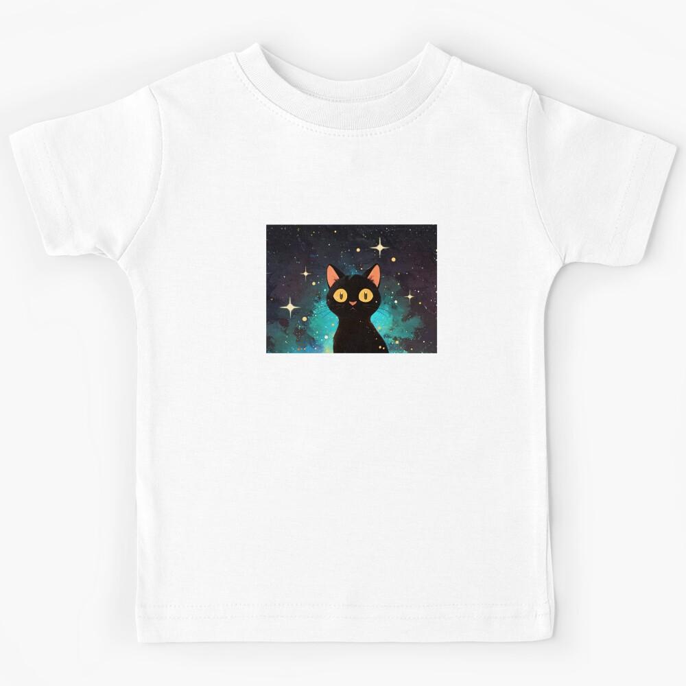 Cute black cat Kids T-Shirt 140