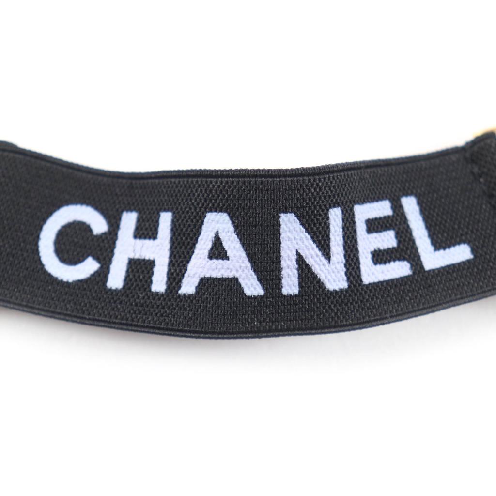Pristine CHANEL Other accessories Logo Design Armband black Women 94P A03530 Used