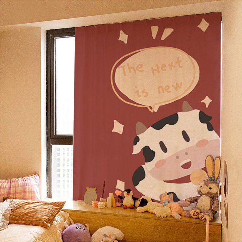 Luxurious Velcro Curtain 200cm Self Adhesive Decorative Curtain For Bedrooms