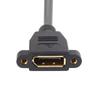 CY DisplayPort Male to Female 90 Degree Left Down Angle Extension Supports 4K 60Hz Cable,