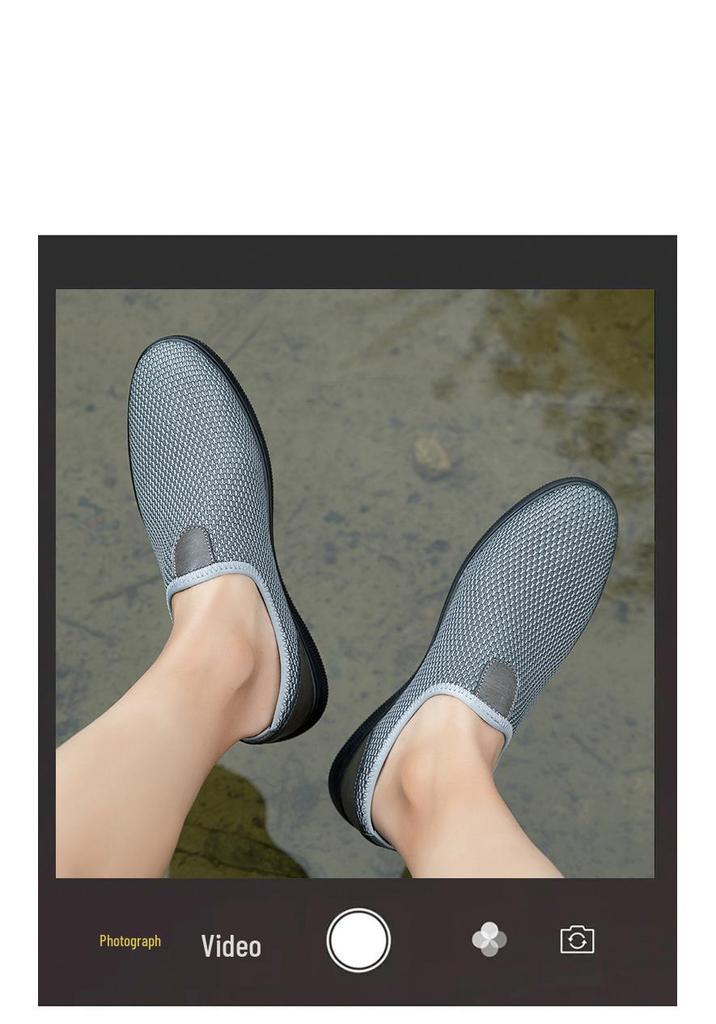 Men's Summer Sports Style Casual Mesh Shoes - Breathable, Trendy, Soft Sole
