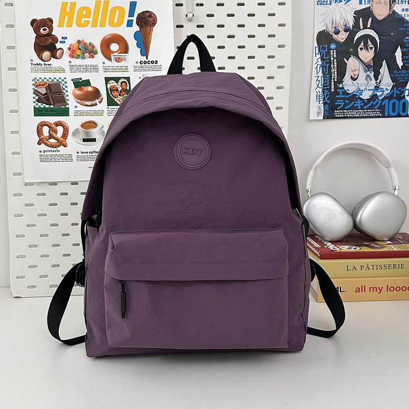 Large-capacity schoolbag New simple student schoolbag Lightweight and versatile leisure travel backpack