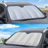 Car Laser Front Window Sun Shade Mat Pad Thick Laser Season Thermal Insulation Visor SUV Off-Road for Auto Styling Accessories