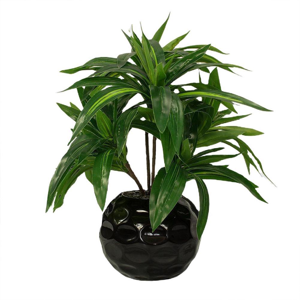 Simulation Bamboo Palm Plants Ornaments For Indoor Outdoor Wedding Landscaping Home Office Artificial Flowers Decoration