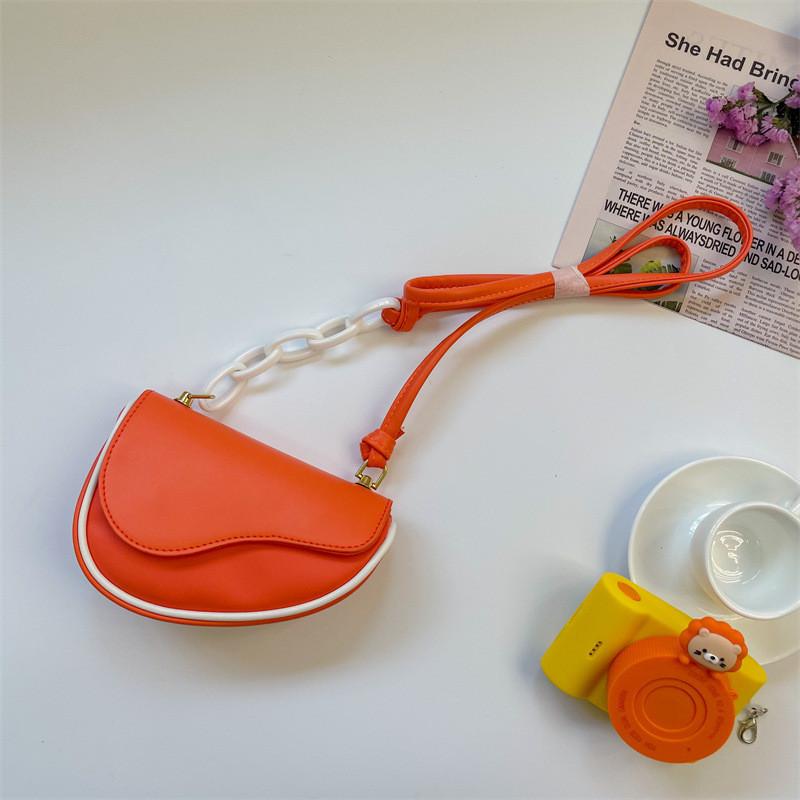 Stylish Mini Saddle Bag For Girls Fashionable Korean Design Winter Accessory For Kids