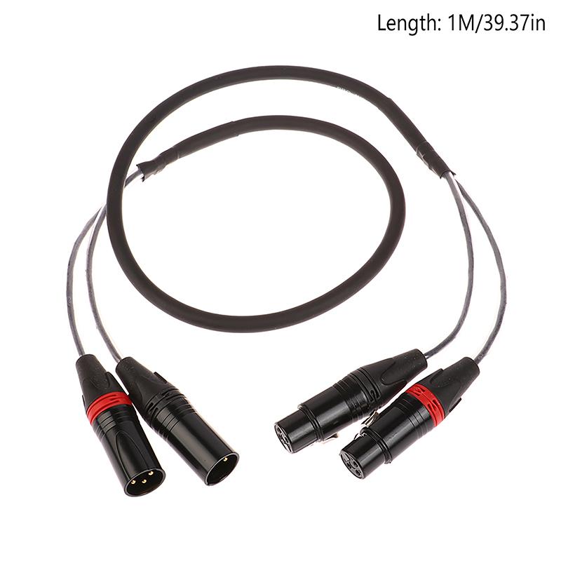 2 4 6 Channel Professional Multi-Media 3 Pin Xlr Cable Male To Female Balanced Audio Extension Cord