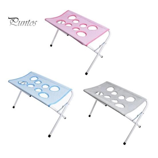 Adjustable Pet Grooming Stand Table with Foldable Stand, Strap, Cat Hammock, 8-Hole Small Dog Tool Washing Station for Bathing, Nail Trimming of Dogs