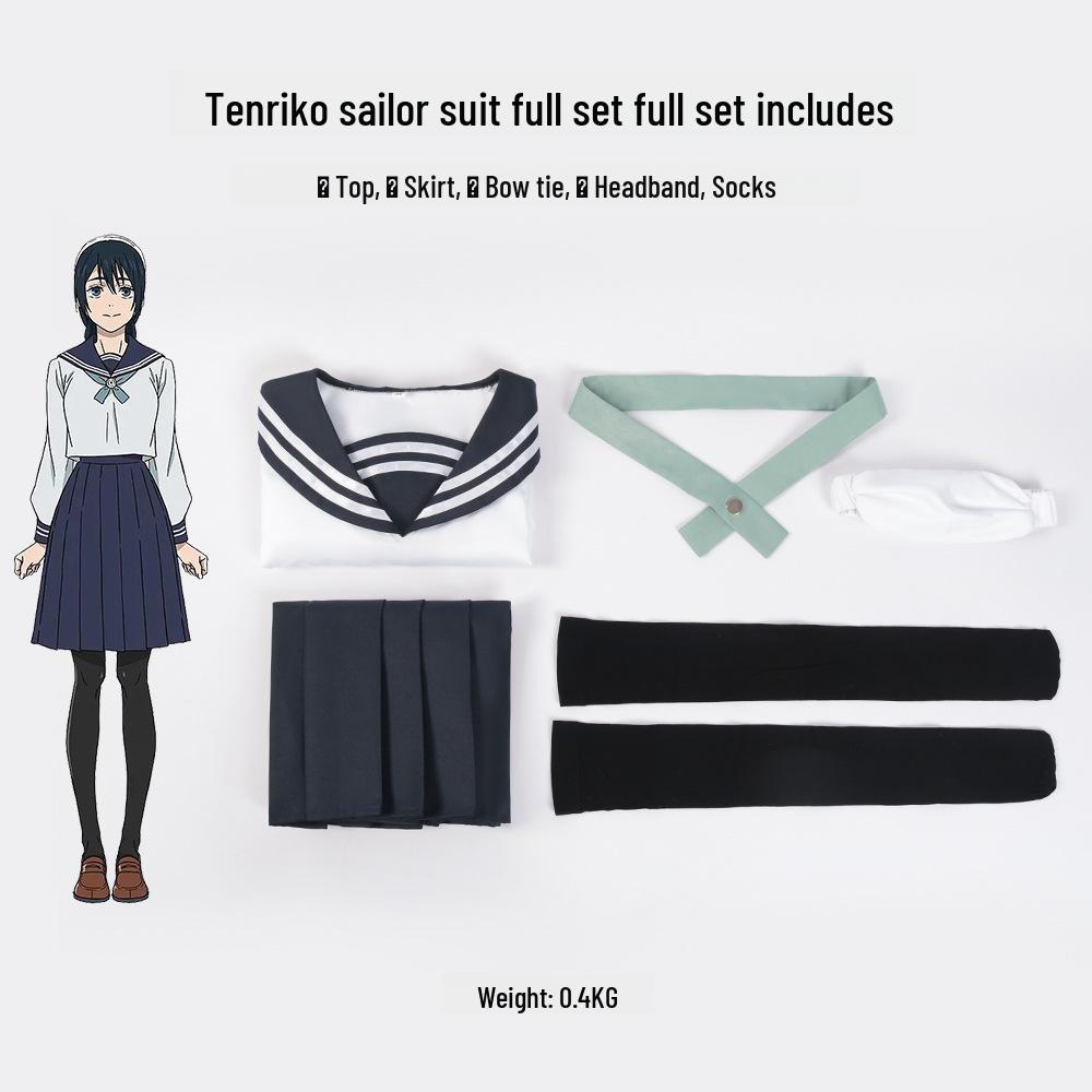 Fushiguro Jiner & Gojo Satoru Summer Cosplay Costume - High School Uniform Inspired by Jie Kugisaki & Wild Rose