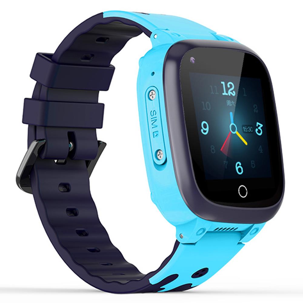 

C1 1.3-inch Square Screen 4G Kids Smart Watch Support Video Call Position Tracker Blue