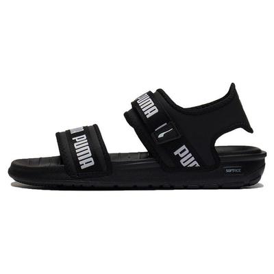 Softride Slide Wordmark - Black White Women Sneakers 384128-01