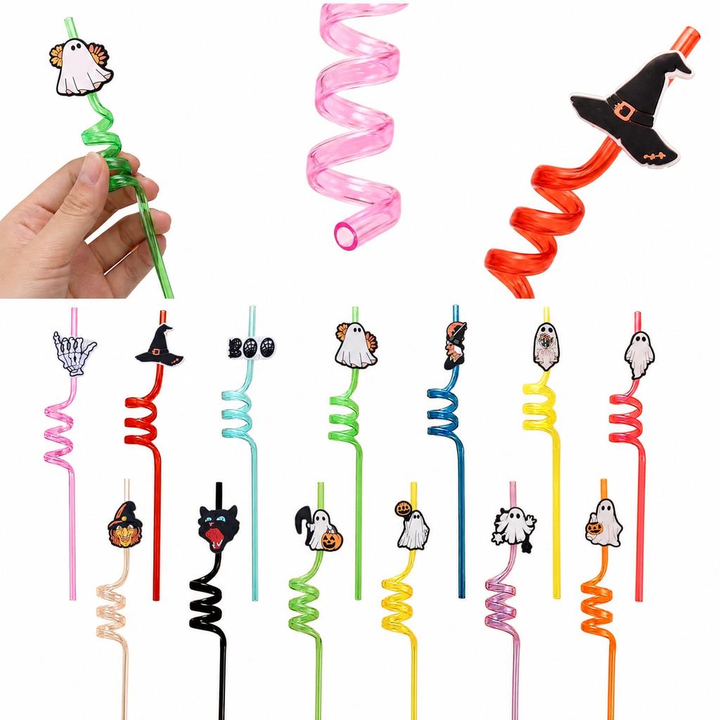 Halloween for Party Drinks Assorted Colors Reusable Fun