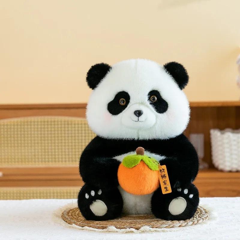 Kawaii Panda Plüsch Rucksack Niedliche Tier Plüschtier Puppe Damen Umhängetasche Pelz Weiche Schultertasche für Reise Party Weibliches Geburtstagsgeschenk