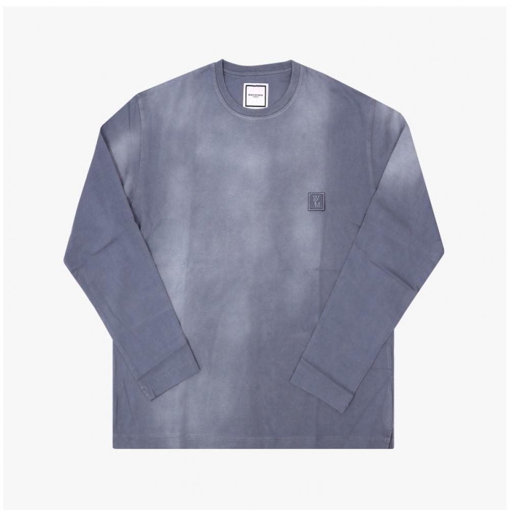 Wooyoungmi Men Dying Back Logo Long Sleeve T w261Ts21