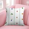 The Very Hungry Caterpillar Cute Pillow Covers Cartoon Sofa Decorative Home Double-Sided Printing Short Plush Cute Cushion Cover