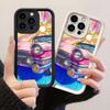 JT171 Carro Clássico Vintage para iPhone 17 16 15 14 Pro Max Samsung S26 S25 Ultra A17 A16 A07 A56 A15 Xiaomi 15T Redmi 15c 14C Note 13 14 Capa Flexível de TPU