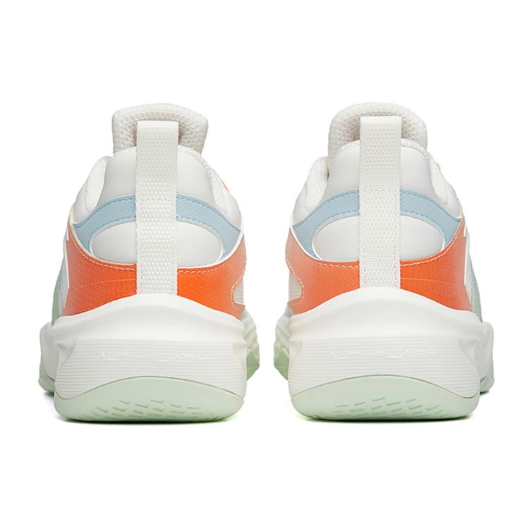 New Anta Wind Cave 3 Cushioning Anti Slip And Wear Resistant Low Top Performance Basketball Shoes White Green Orange 112231605-2