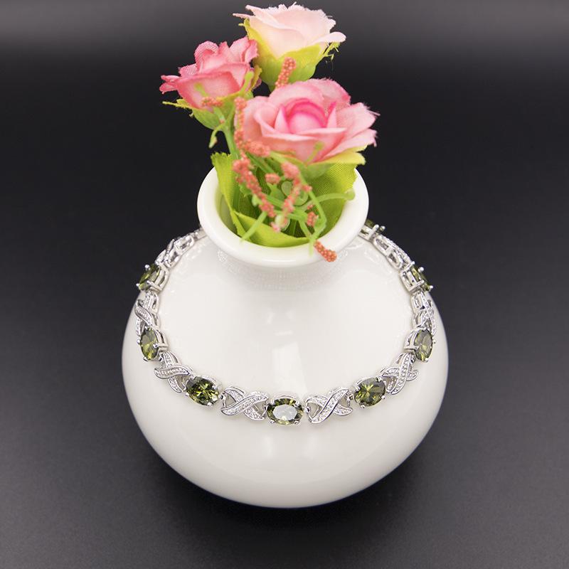 Daily Commuting Versatile Colorful Treasure Bracelet for Women European and American Inlaid Zircon Bracelet That Does Not Fade