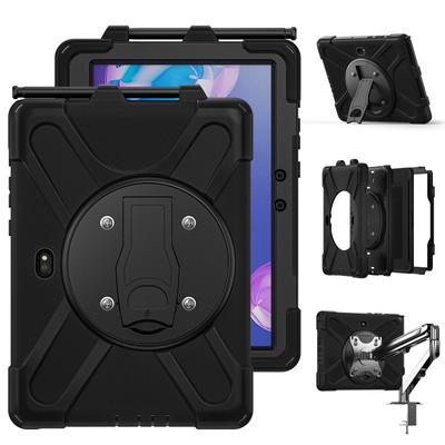 For Samsung Galaxy Tab Active5 Pro X350/X356B/Active Pro T540/T545/T547/Active4 Pro T630/T636 Etui Støtte PC+Silikon Nettbrettdeksel