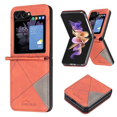 For Samsung Galaxy Z Flip6 5G/Z Flip5 5G Case Fall Proof Phone Cover Geometric Imprinted