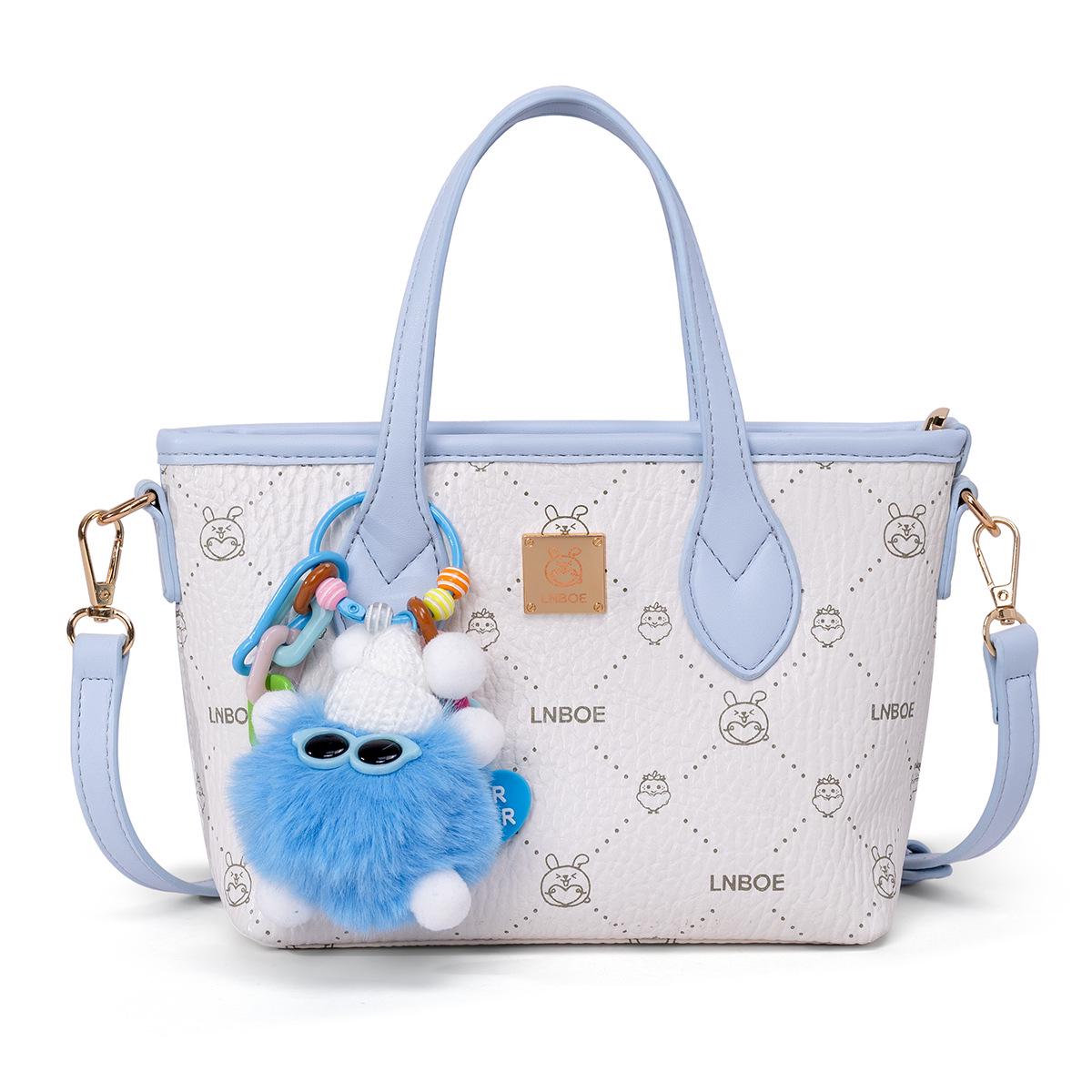 

2026 Versatile Women s Tote & Crossbody Bag - Fresh Style Vegetable Basket 19x8x15 cm синій