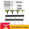 Tesla Model Y Hood & Tailgate Emblem Modification Set