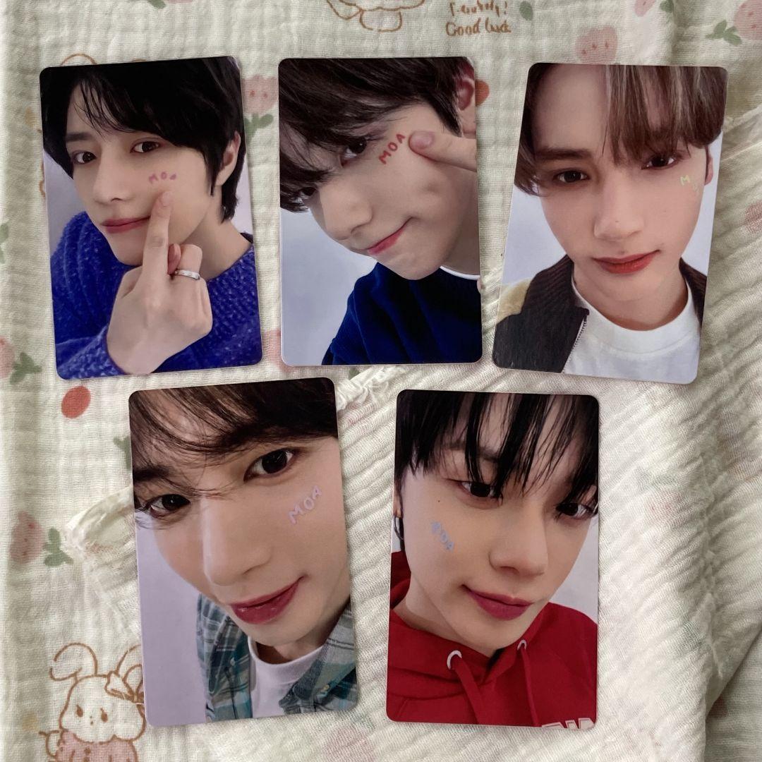

[USED] TXT moazone Japan Tour FC Trading Cards All 5-Piece Set