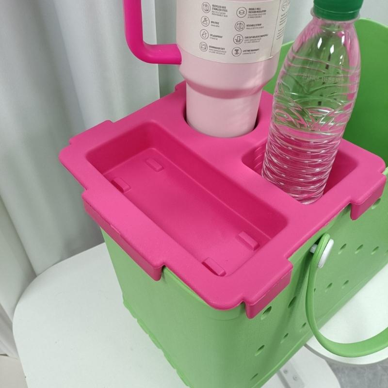 Toppers Schalen Zubehör für Strandtasche Oberer Becher Handyhalter Schale Aufbewahrung Deckel für Strandtasche Trennwand und Organizer Geschenk