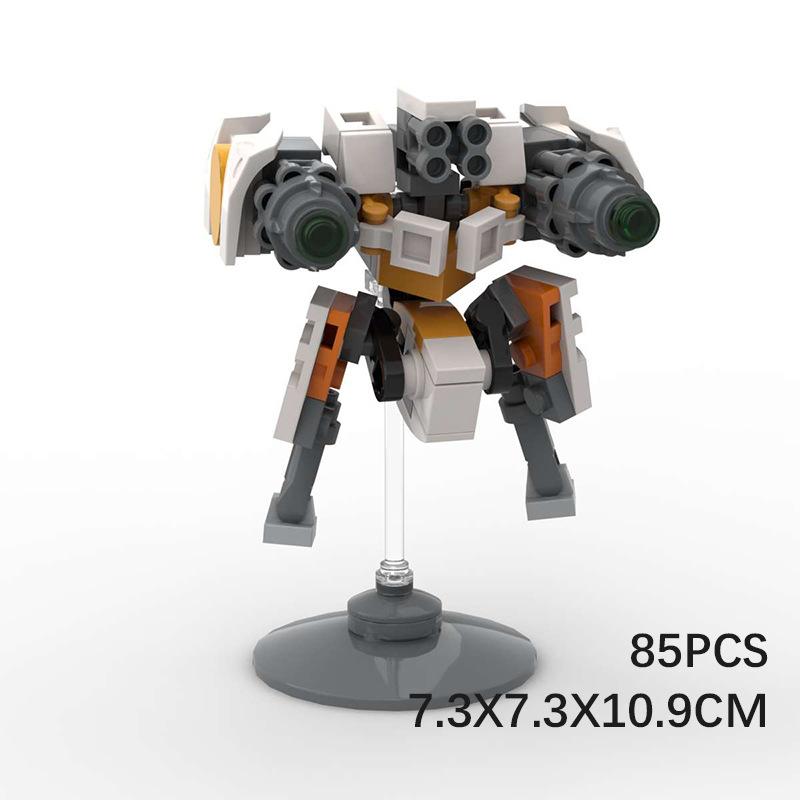 MOC Building Blocks Compatible with Small Mecha Exoskeleton Robots Puzzle Figurines Children Toy