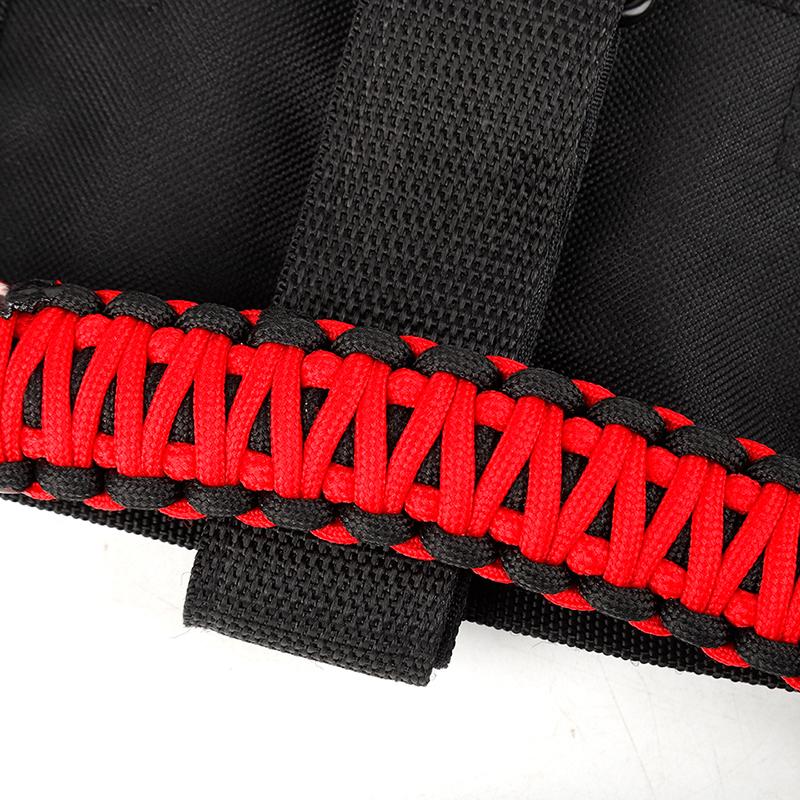 Auto-Regenschirmseil, Dachgriff mit Licht, für Jeep Wrangler JL/Gladiator JT JK 2007–2023, 2 Stück