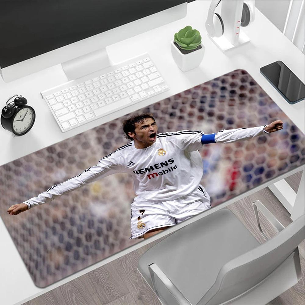 Yellow Energy Soccer Player Gaming Mouse Pad Office Mouse Mats Office Mouse Mats Non-Slip Rubber Base Gaming Accessories Ideal Gift for Gamers