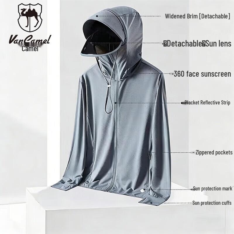 VANCAMEL Men s Hooded Sun Protection Jacket L