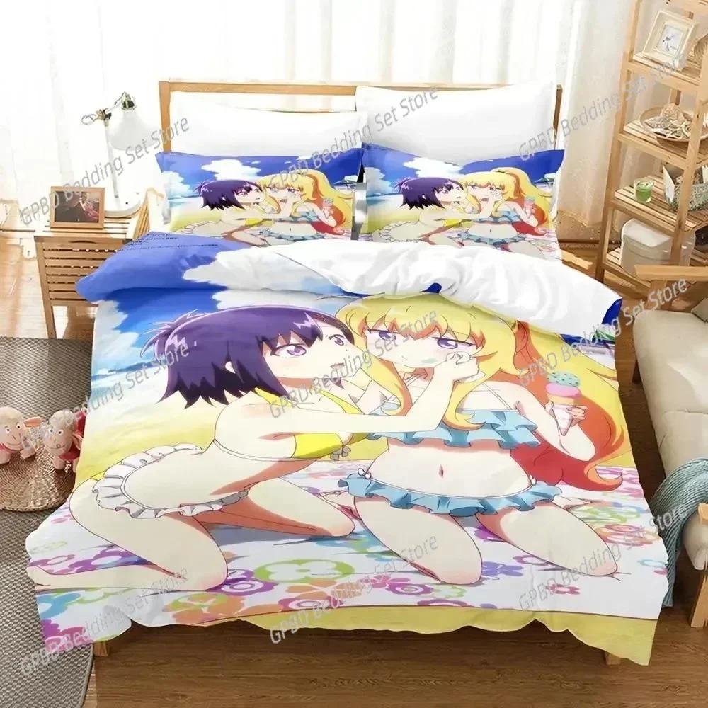 Stampa 3D Anime Gabriel Dropout Set Biancheria da Letto Camera da Letto Morbido Moderno Copriletto Confortevole Morbido Copripiumino Confortevole Copripiumino e Federa