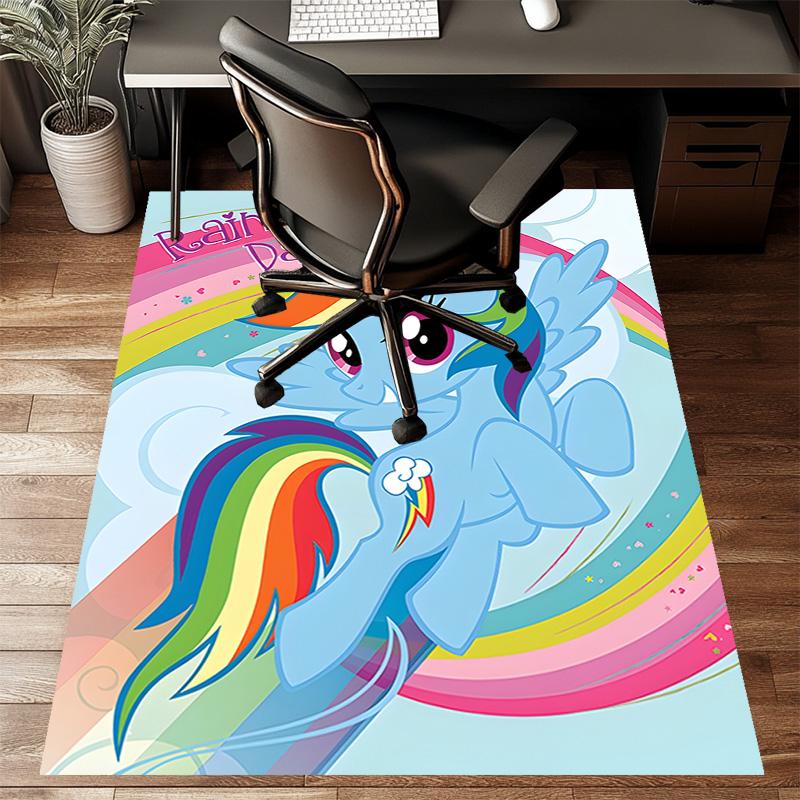1pc My Little Pony7 Design Printed Area Rug Carpet for Bedroom Living Room Home Decor Rugs Mat Non Slip Mat Rug for Bedside