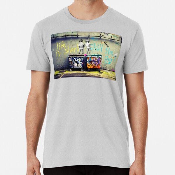 Life Is Short Chill The Duck Out - Banksy  S to 5XL Made in the AU/USA T-Shirt