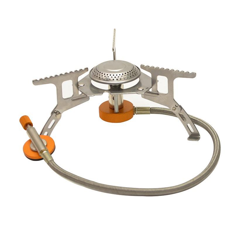 Portable Outdoor Camping Gas Stove Head: Split Design for Self-Driving, Fishing, and Picnic Cooking