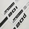 3D sDrive 18i 25d Car Emblem Badge For BMW X1 X2 X3 X4 Z4 Rear Trunk Letter Logo Gloss Black Chrome Sticker Accessories