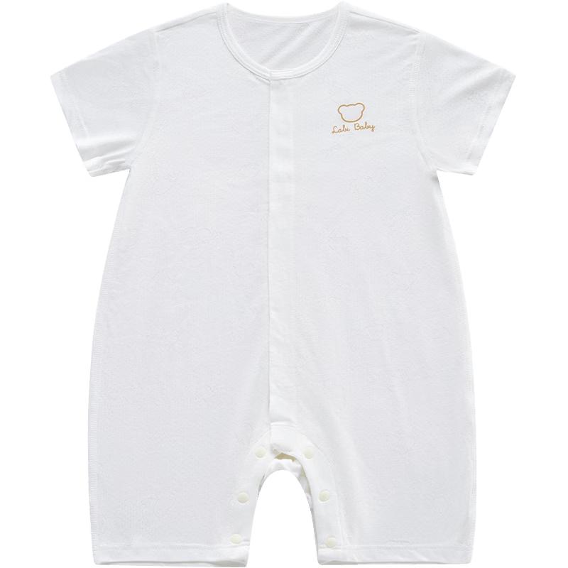 Labby Baby Summer Mesh Short Sleeve Romper Sleepsuit