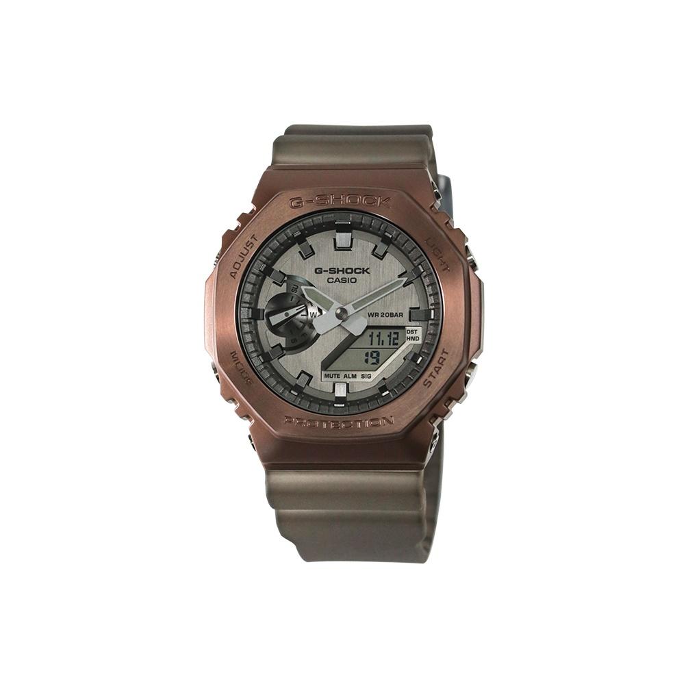 CASIO Men Full Metal Series Watch GM-2100MF-5APR GM-2100MF-5APR Maillard Style Mist Brown
