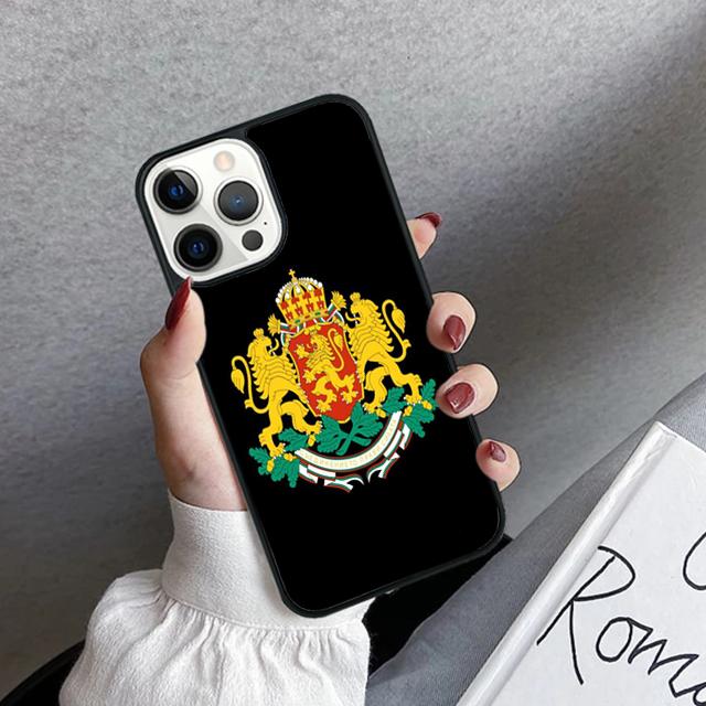 Bulgaria Passport Flag Map Phone Case Cover For iPhone 17 Air 16 15 14 plus 11 12 13 pro max coque Shell Fundas
