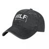 Mann Ich Liebe Angeln MILF Baseballkappen Klassische Abgenutzte Baumwolle Sonnenschirmkappe Unisex Outdoor Alle Jahreszeiten Reisekappen Hut