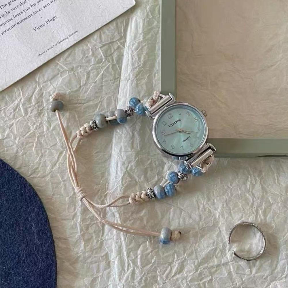 Nieuw Kralen Armband Horloge Verstelbare Band Hanger Ketting Horloge Kwarts Horloge Vrouwen Meisjes