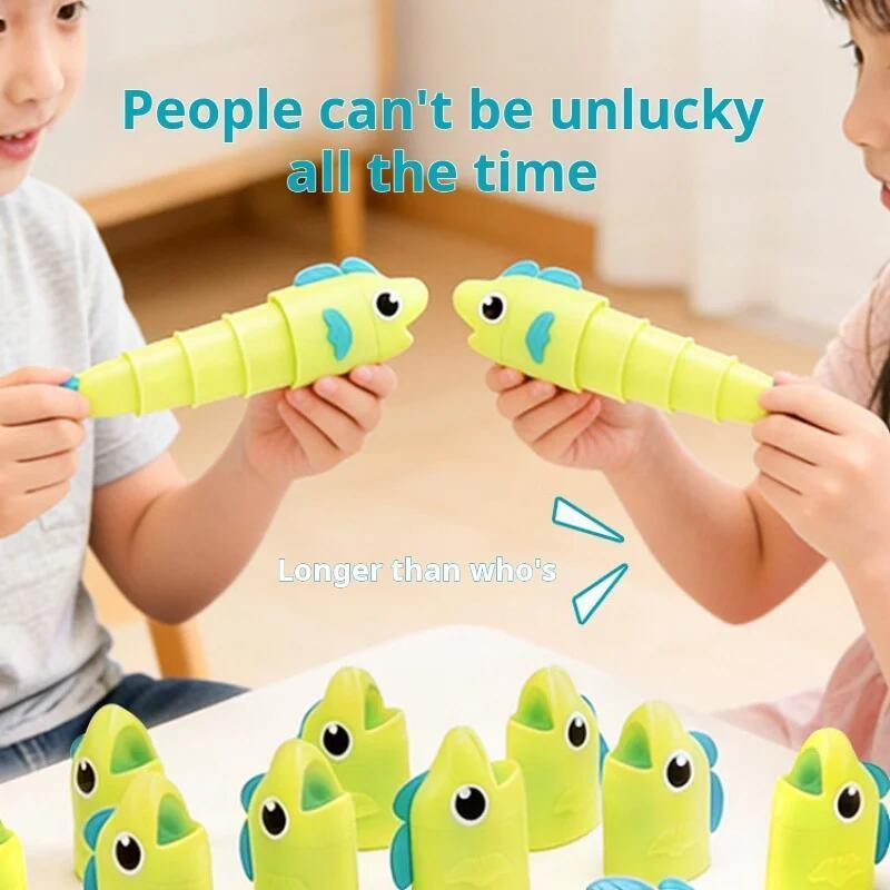 Fishing Master Party Giochi Sociali Tavolo da Pesca Estensibile per Battaglie Mini-Giochi - Giocattolo Puzzle Educativo per Bambini di Tik Tok