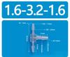 OD 1.6mm-20mm Plastic Equal Diameter Tee T-shaped Connector Pagoda Hose Barb Tee Hose Connector Multiple Specifications