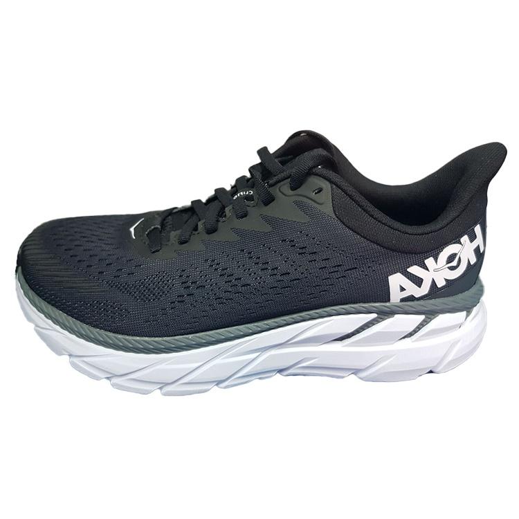 HOKA ONE ONE Clifton 7 Low  Black White  Men s 1110534-BWHT EU 41⅓