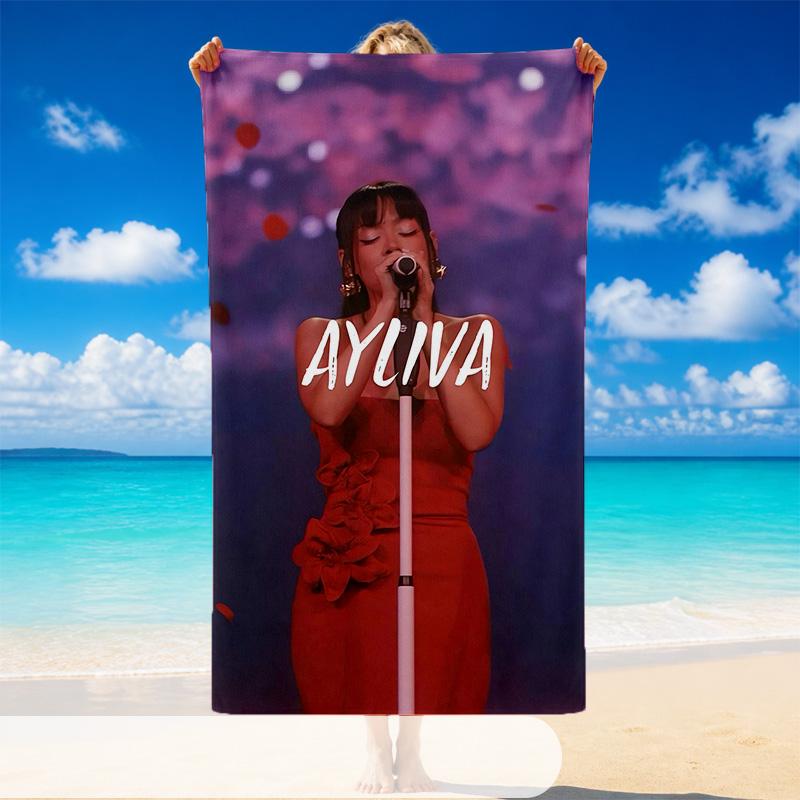 Ayliva Beach Towel, Soft Large Absorbent Towel For Beach Swimming Pool Travel Vacation